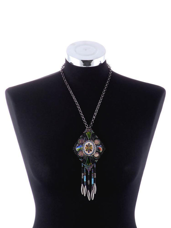 Colier margele sticla  Liza Panait Liza Panait Online Boutique